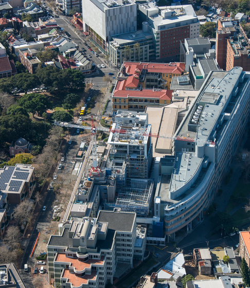 St Vincent's Hospital Construction