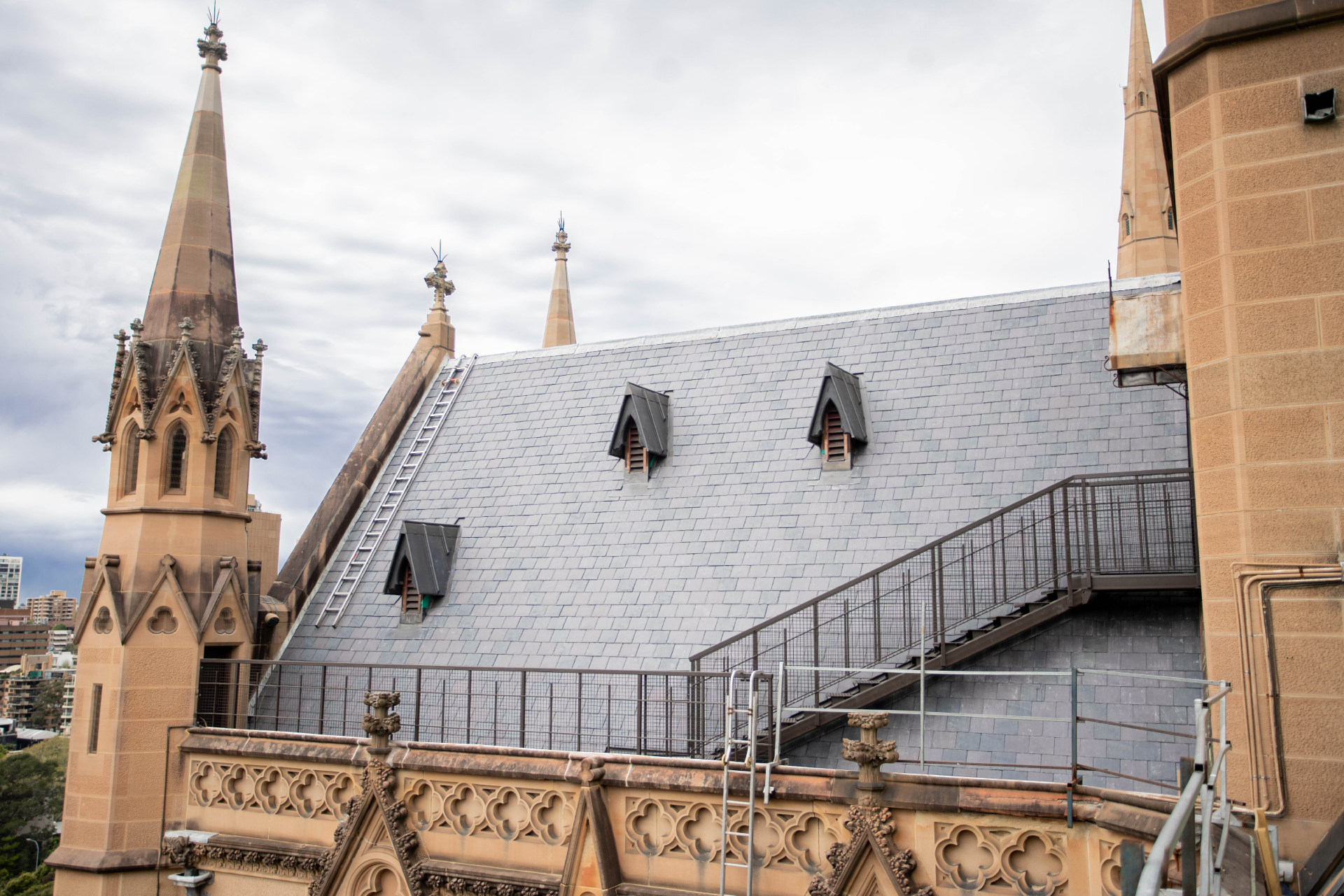 Slate Roofing Project - St Mary's Cathedral